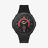 ACS06394 - Galaxy Watch 6 Classic (47mm) Case Liquid Air in matte black showing the front